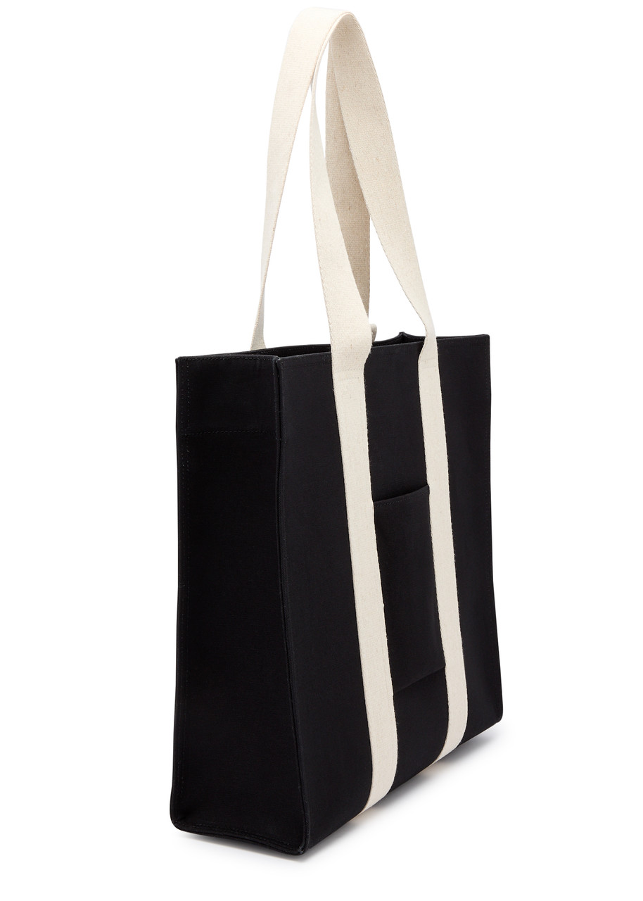 Jacquemus Le Cabas Cuerda Canvas Tote In Black