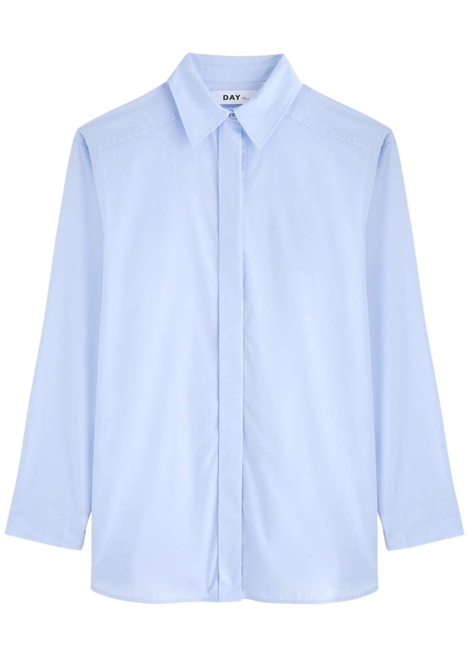 Day Birger Et Mikkelsen Malou Chambray Shirt In Blue