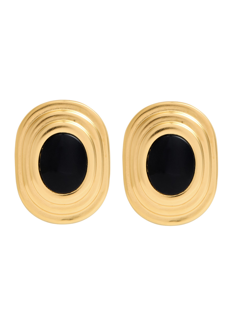 Soru Jewellery Coco 18kt Gold-plated Stud Earrings In Gold