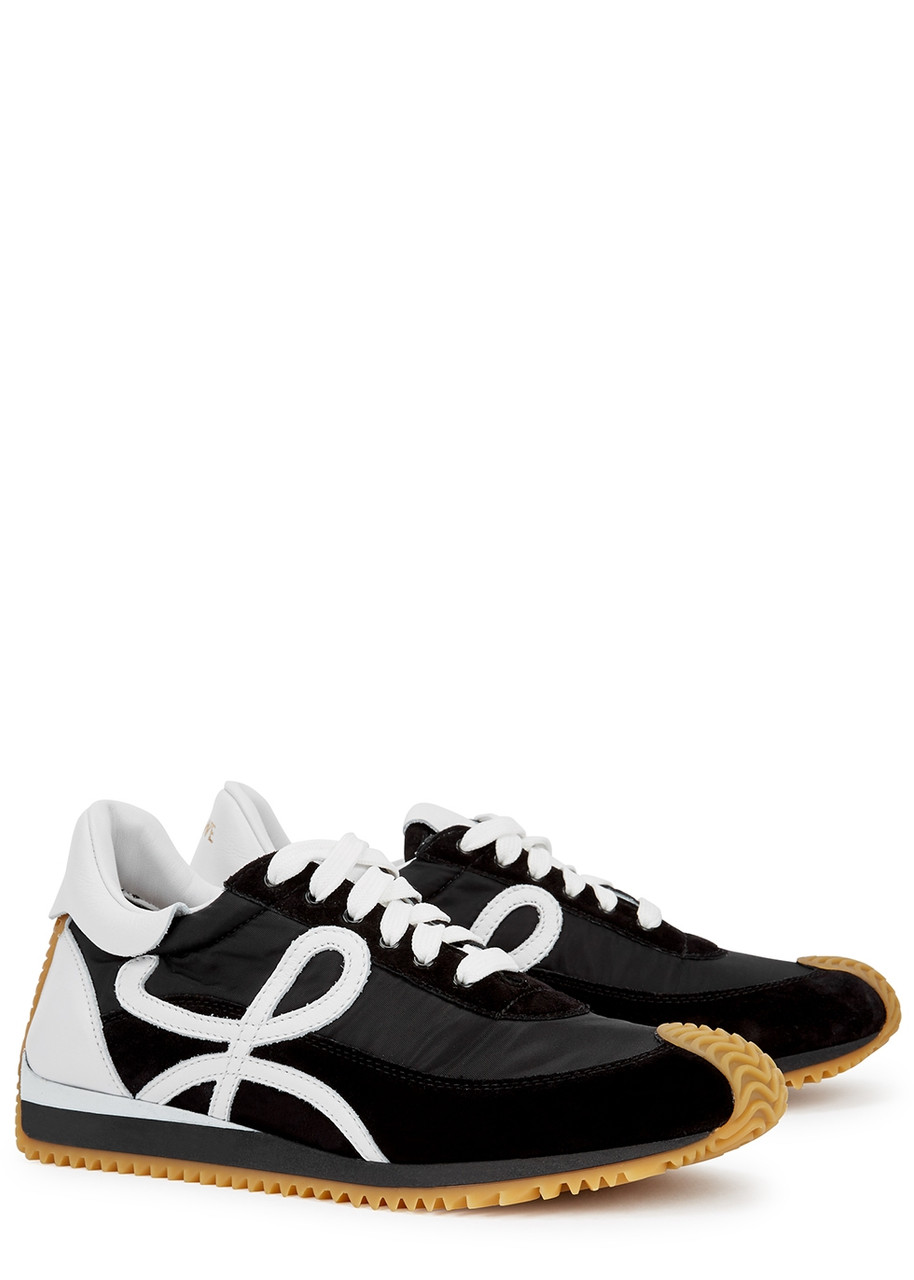 Loewe Flow Runner Suede And Leather Trainers In Multi