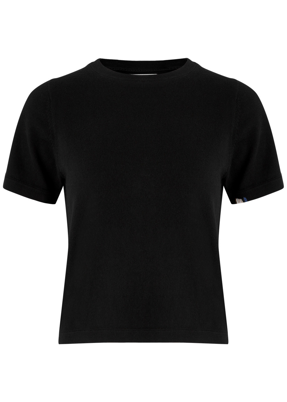 Extreme Cashmere N°267 Tina Cotton-blend T-shirt In Black