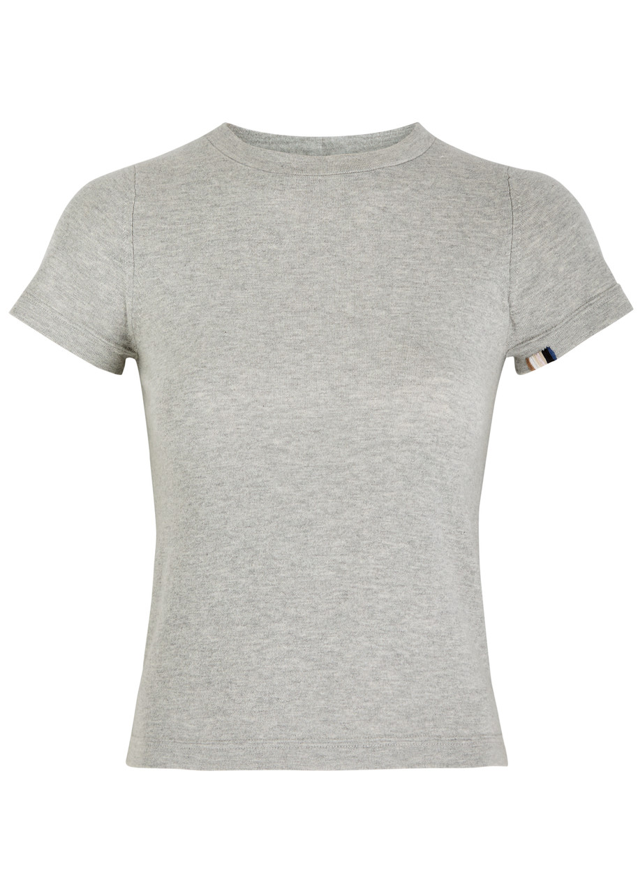 Extreme Cashmere N°292 America Cotton-blend T-shirt In Gray