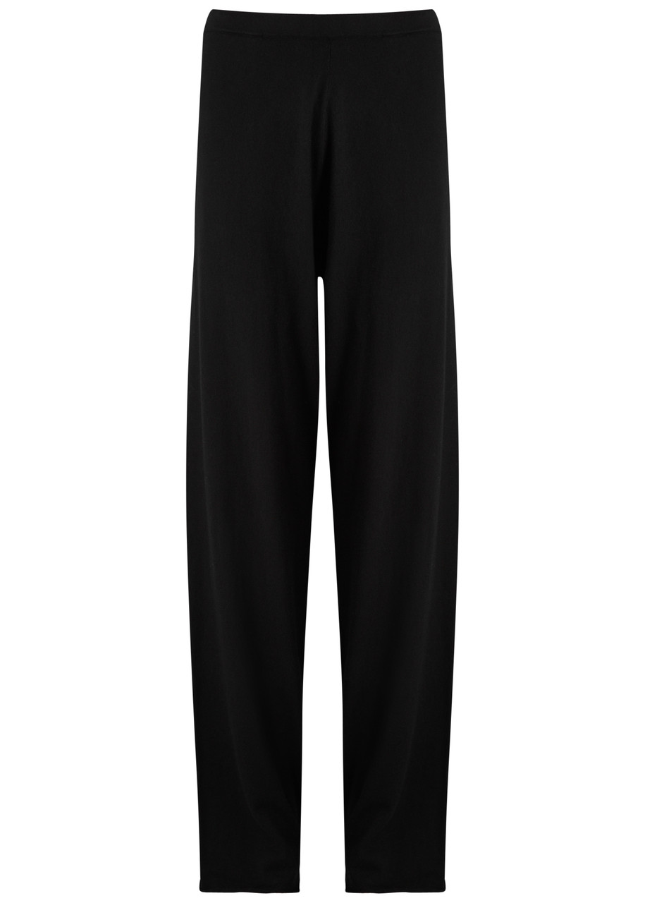 Extreme Cashmere N°353 Relax Cotton-blend Sweatpants In Black