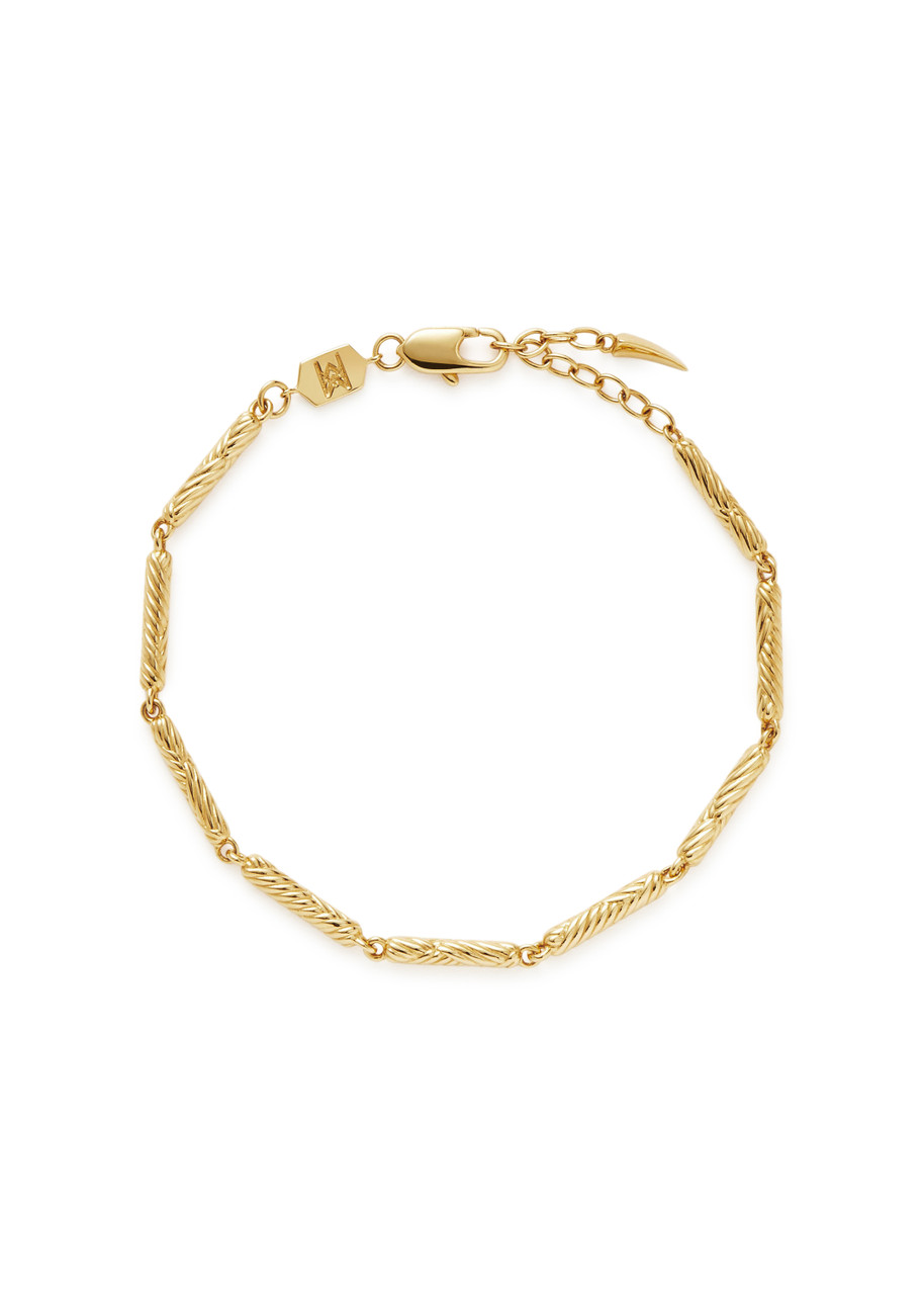 Missoma Wavy Ridge 18kt Gold-plated Bracelet - One Size