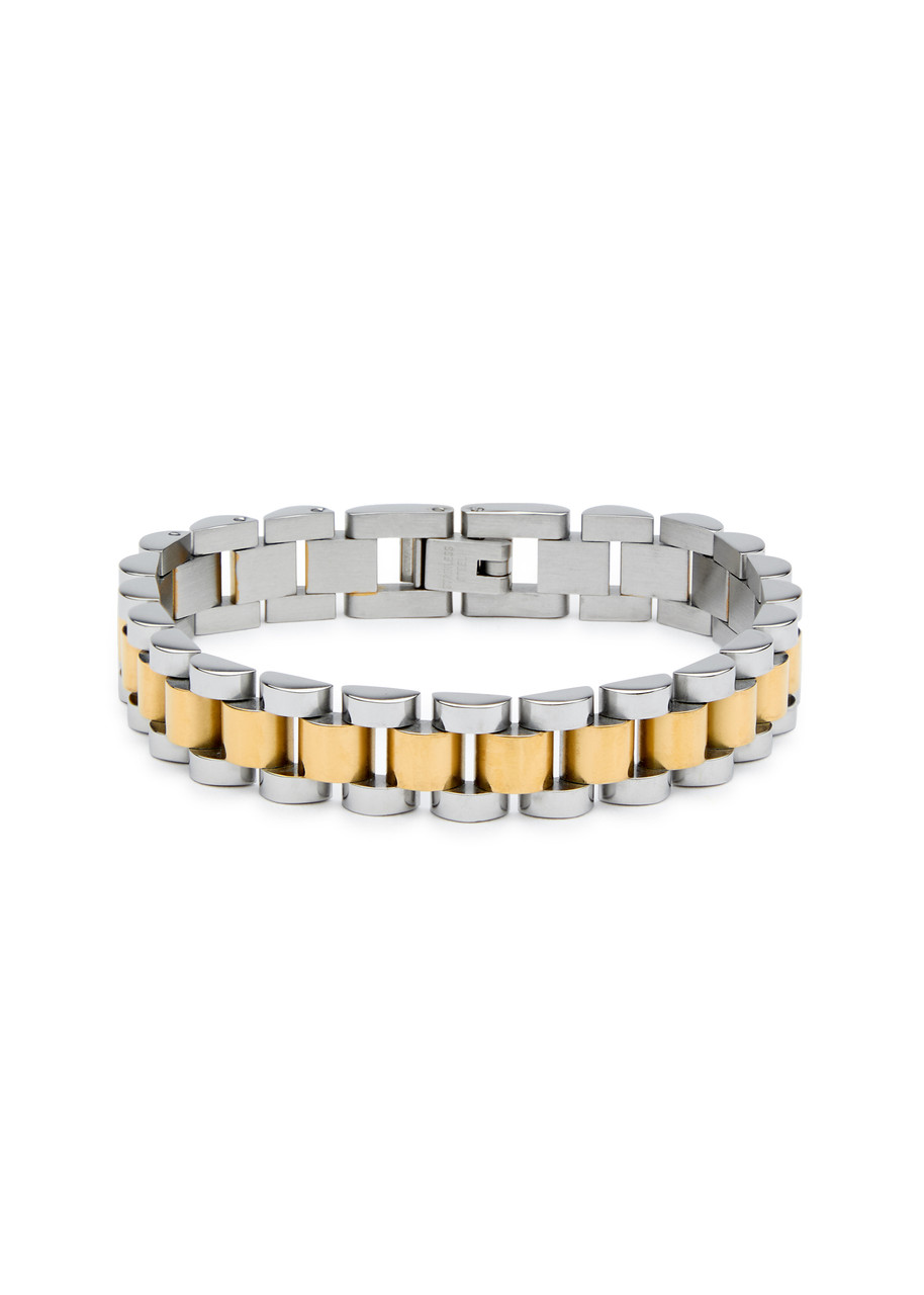 Anisa Sojka Two-tone Chain Bracelet - Gold - One Size