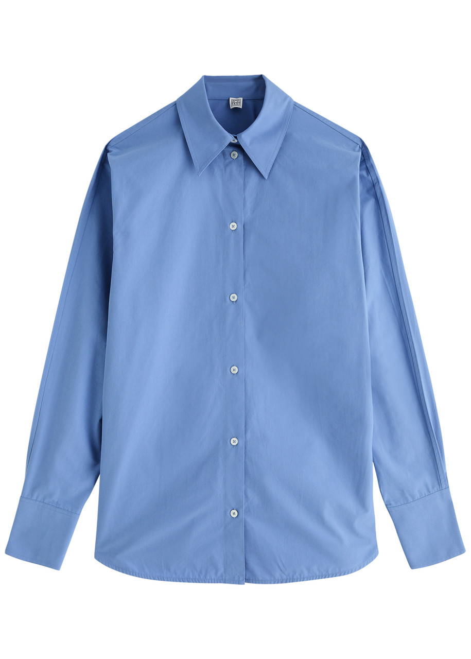 Toteme Cotton-poplin Shirt - Blue - 32 (UK4 /xxs)