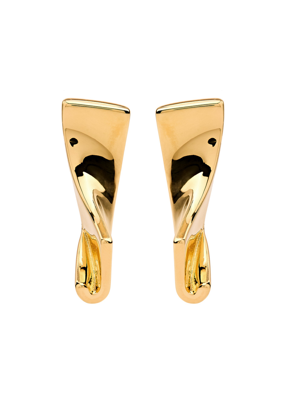 Jacquemus Les Boucles J Sculpted Earrings - Gold - One Size