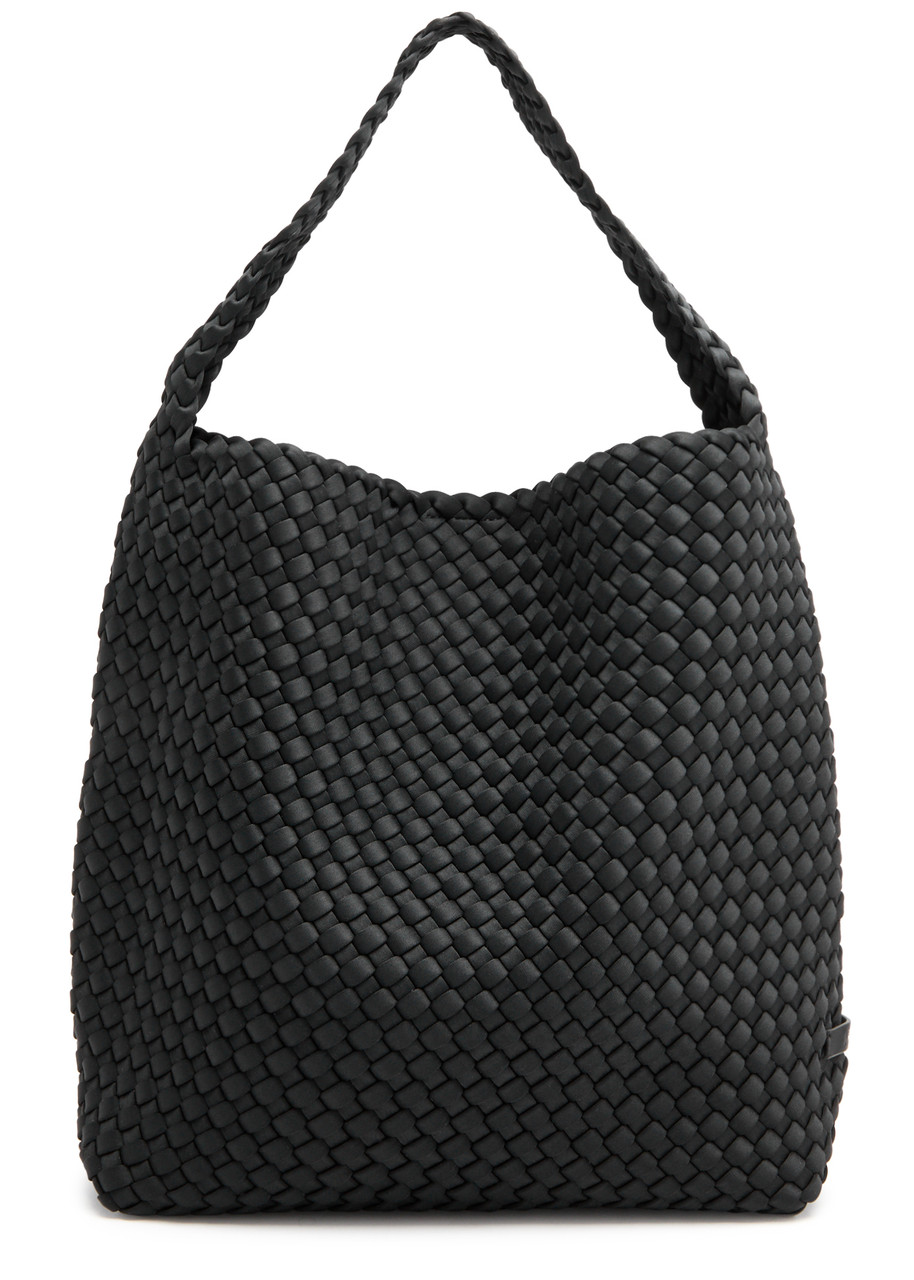 Naghedi Nomad Hobo Woven Tote - Black - One Size
