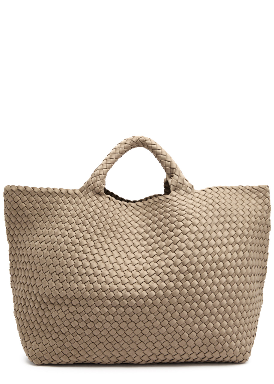 Naghedi St Barths Large Woven Tote In Beige