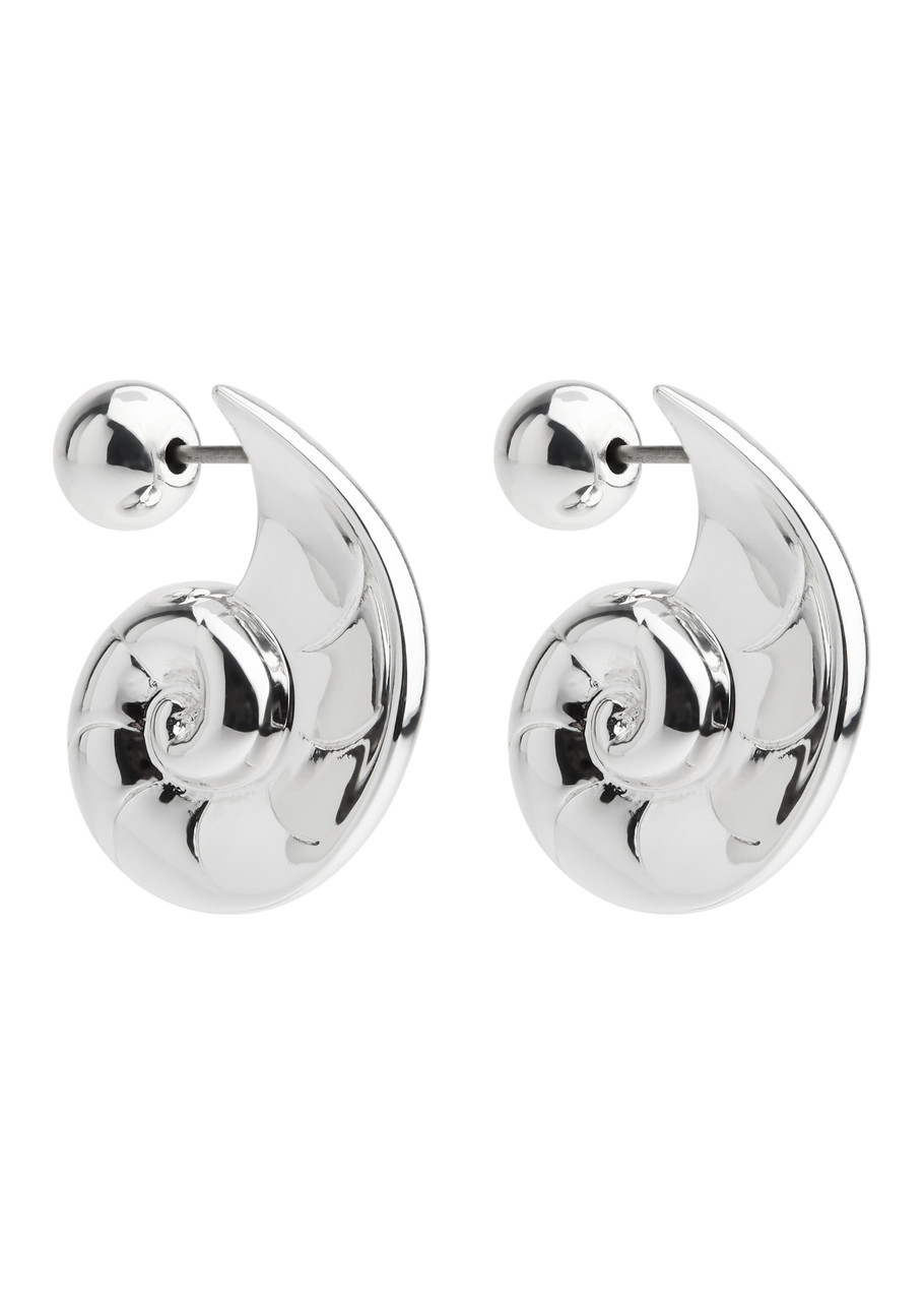 Jenny Bird Dylan Shell Drop Earrings In Silver