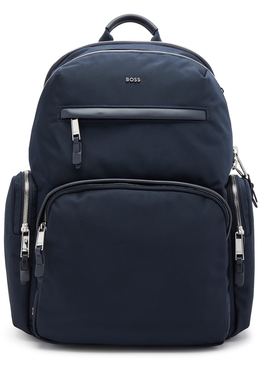 Boss Highway Canvas Backpack - Blue - One Size