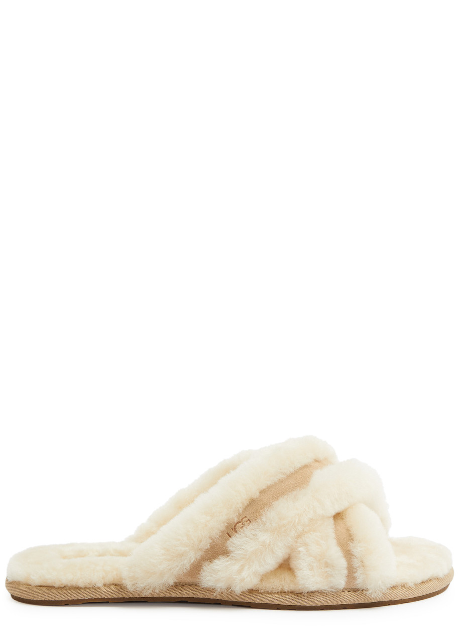 UGG UGG SCUFFITA SHEARLING SLIPPERS