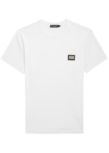 DOLCE & GABBANA Logo cotton T-shirt | Harvey Nichols