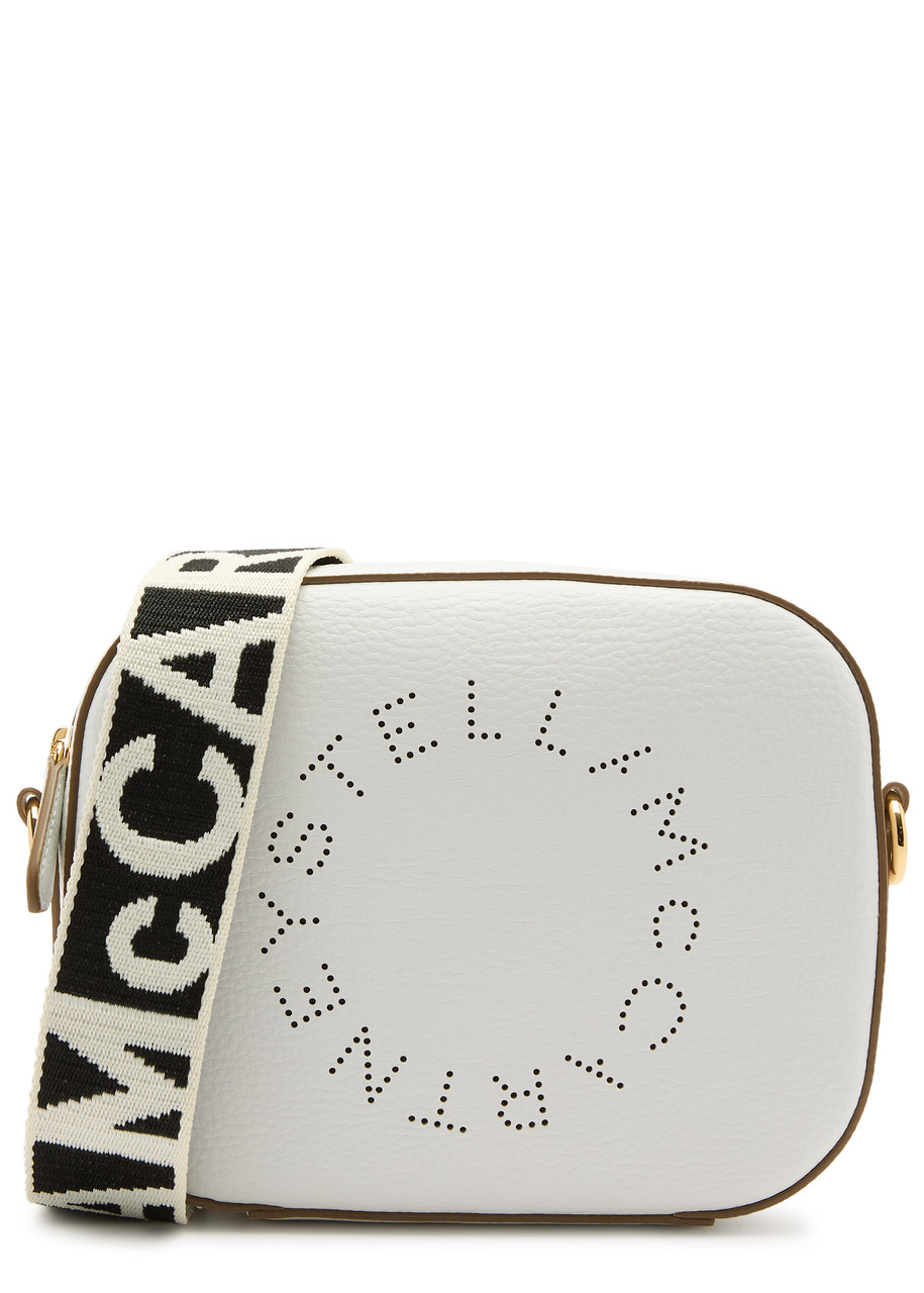 Stella Mccartney Stella Logo Small Camera Bag In White