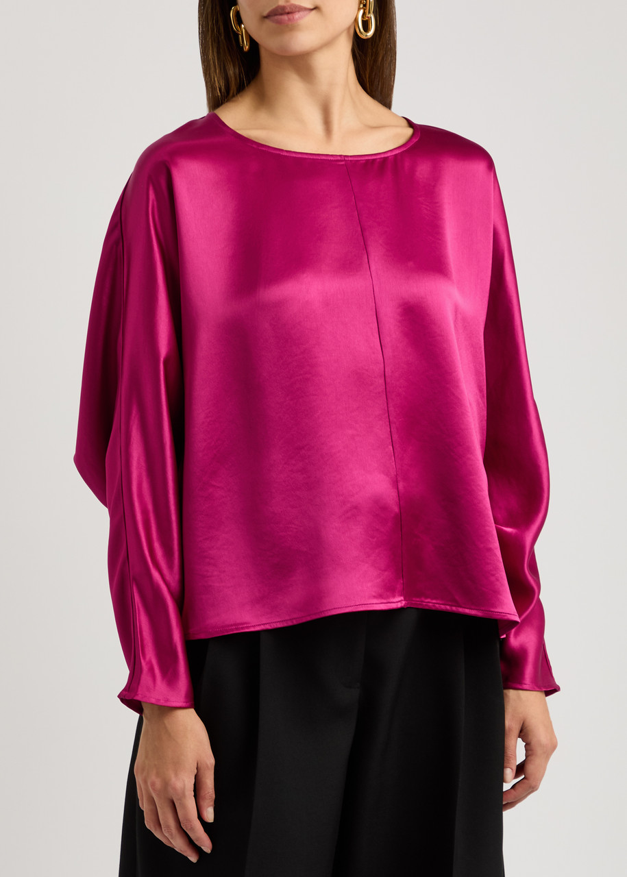 By Malene Birger Odelleys Satin Blouse In Pink