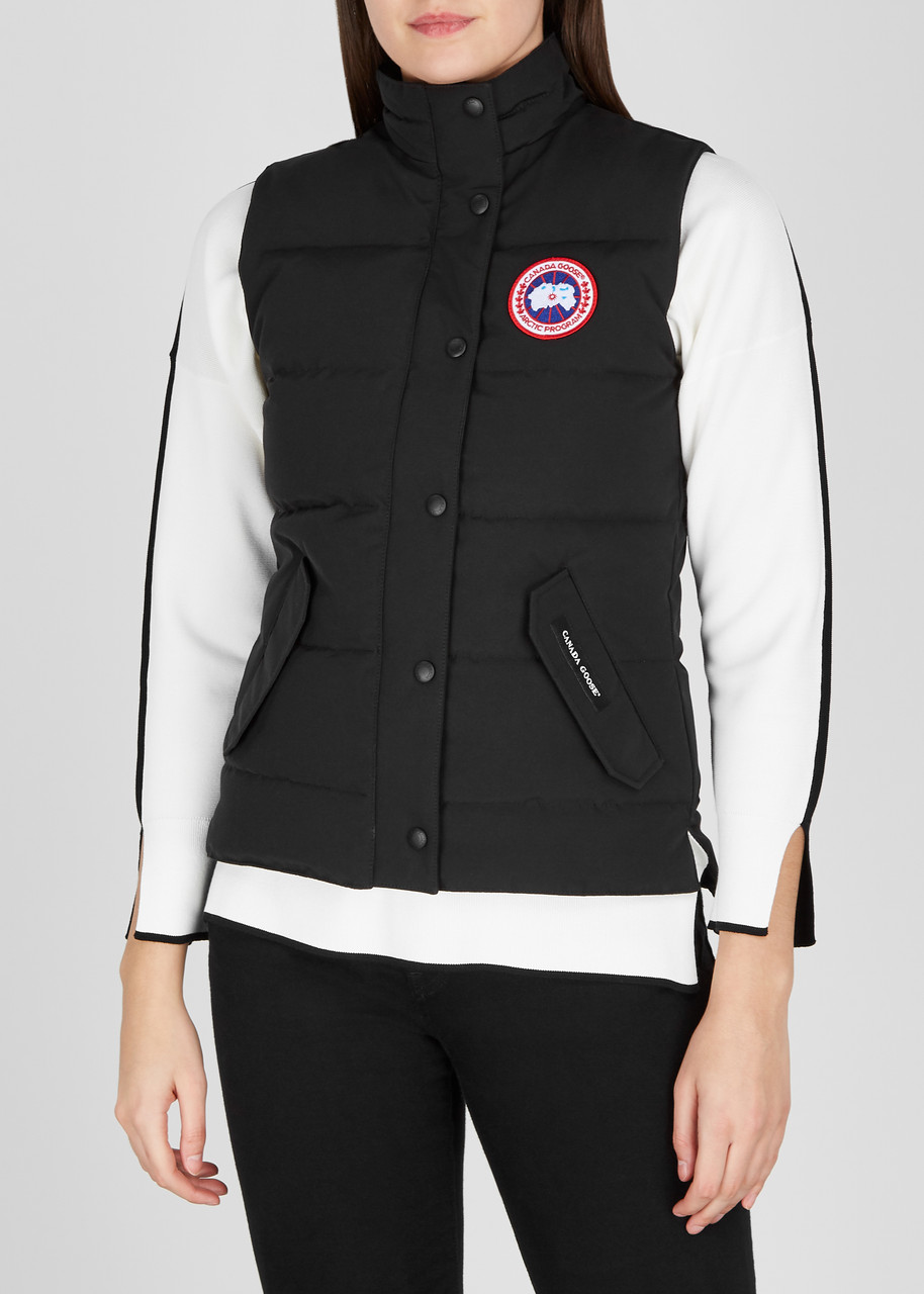  Canada Goose Freestyle Quilted Shell Gilet - Black - Xs 