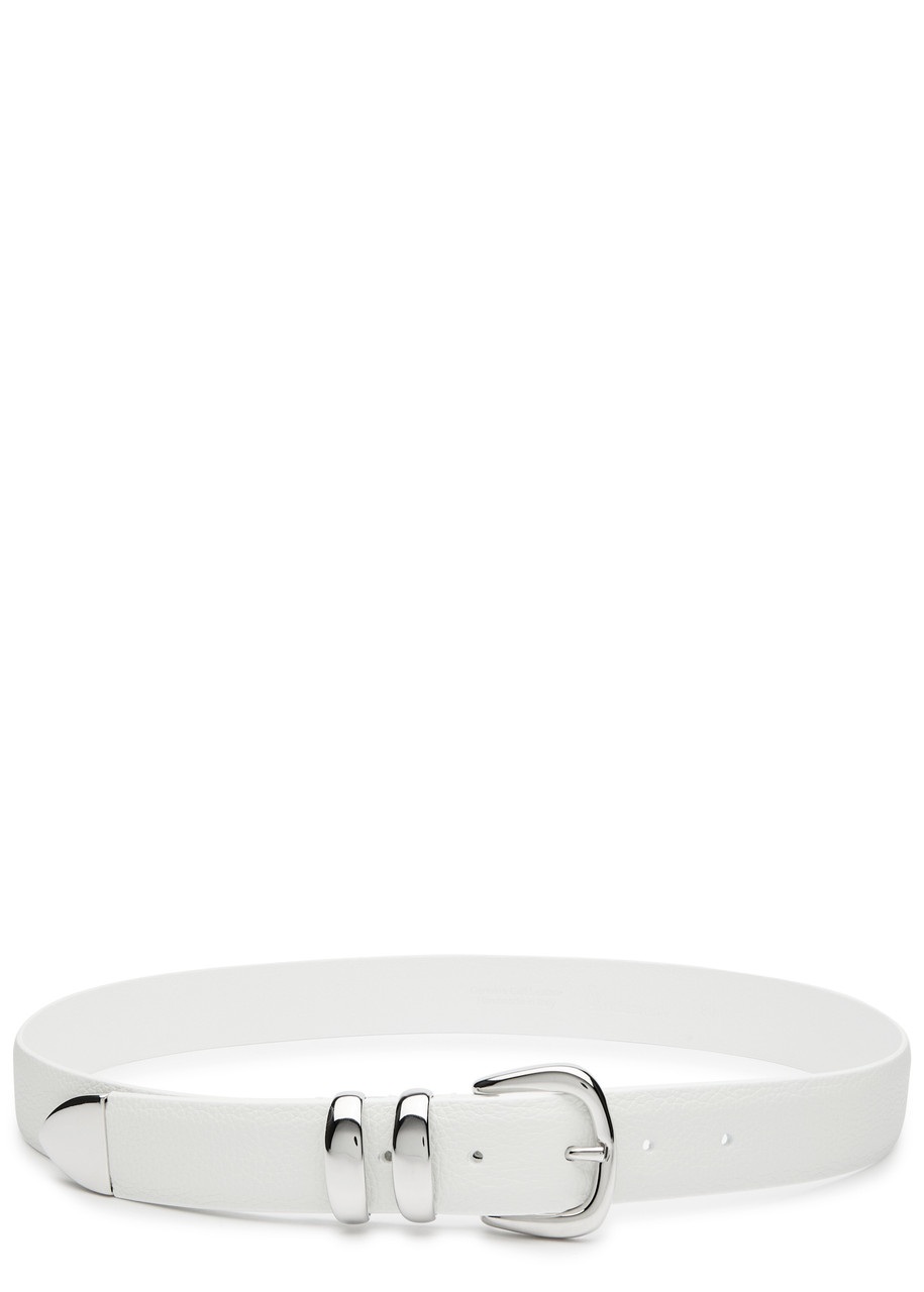 Andersons Belts Grained Leather Belt - White - 90 (UK14/ L)