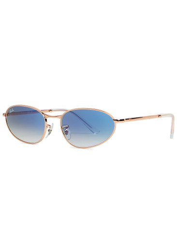 RAY-BAN: Oval-frame sunglasses