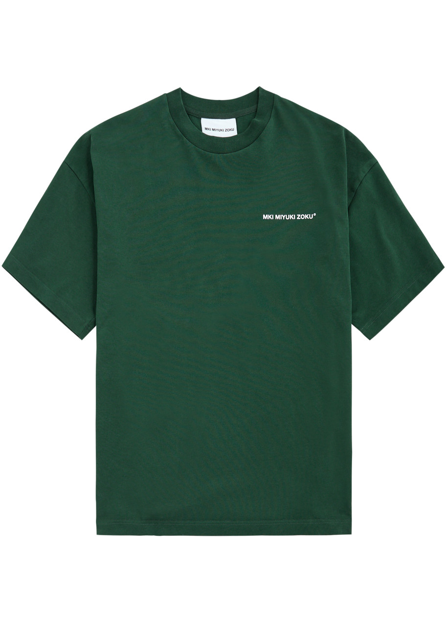 Mki Miyuki Zoku Logo-print Cotton T-shirt - Green - XL