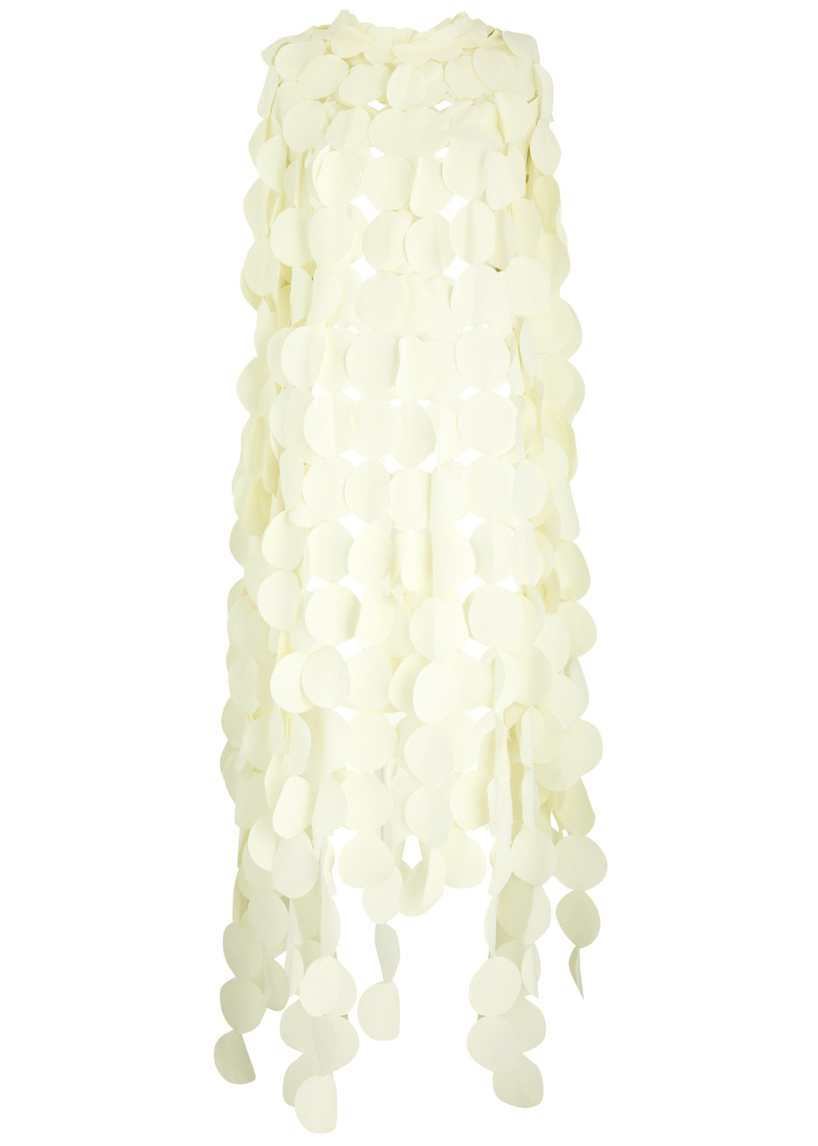 A.W.A.K.E Mode Laser-cut Cape-effect top - Ivory - 38 (UK10 / S)