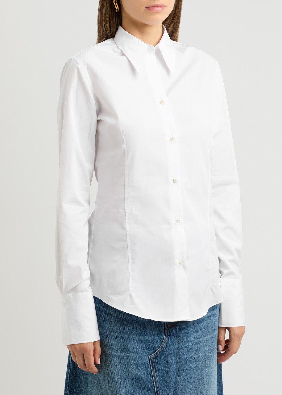 Flore Flore Giulia Cotton Shirt In White