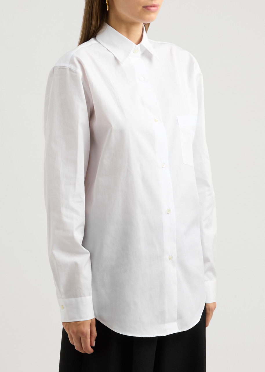 Flore Flore Giulia Cotton Shirt In White