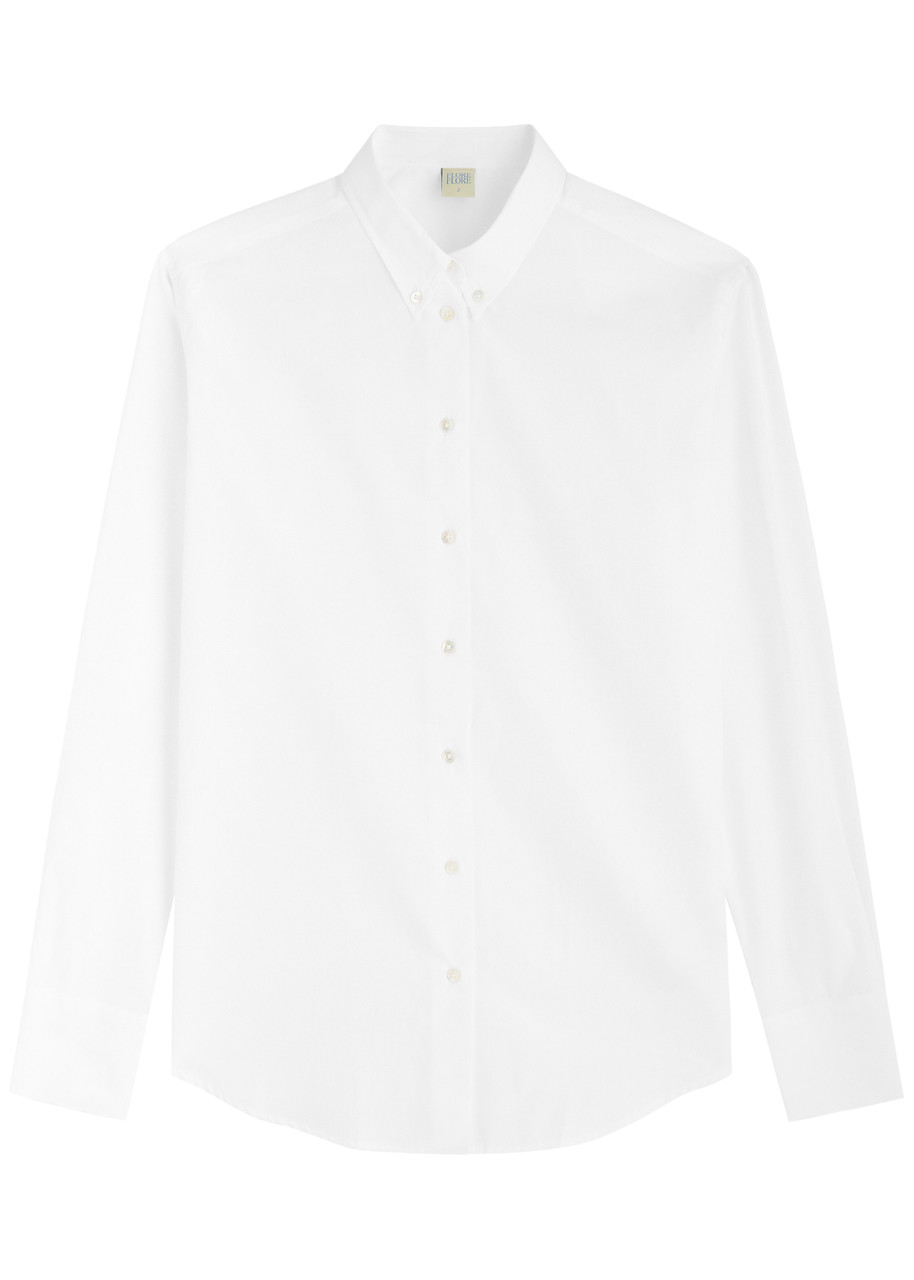Flore Flore Giulia Cotton Shirt In White