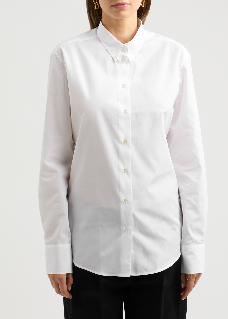Flore Flore Giulia Cotton Shirt In White