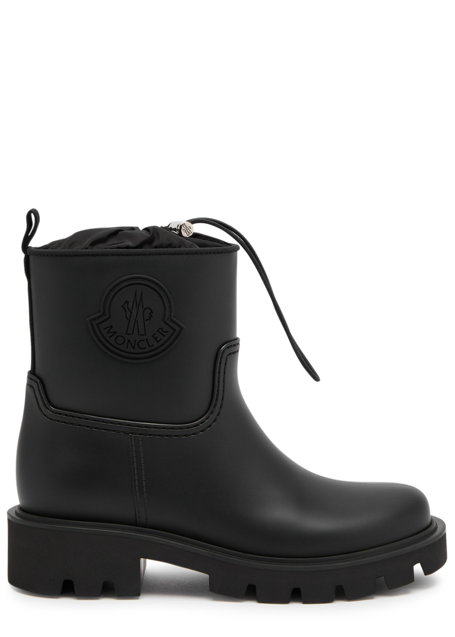 Moncler Kickstream Rubber Ankle Boots - Black - 40 (IT40 / UK7)