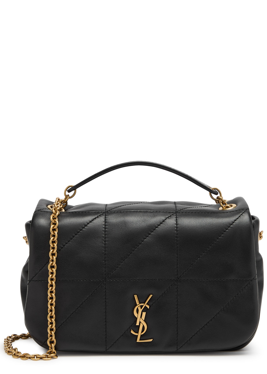 Saint Laurent Jamie 4.3 Mini Leather Shoulder Bag In Black