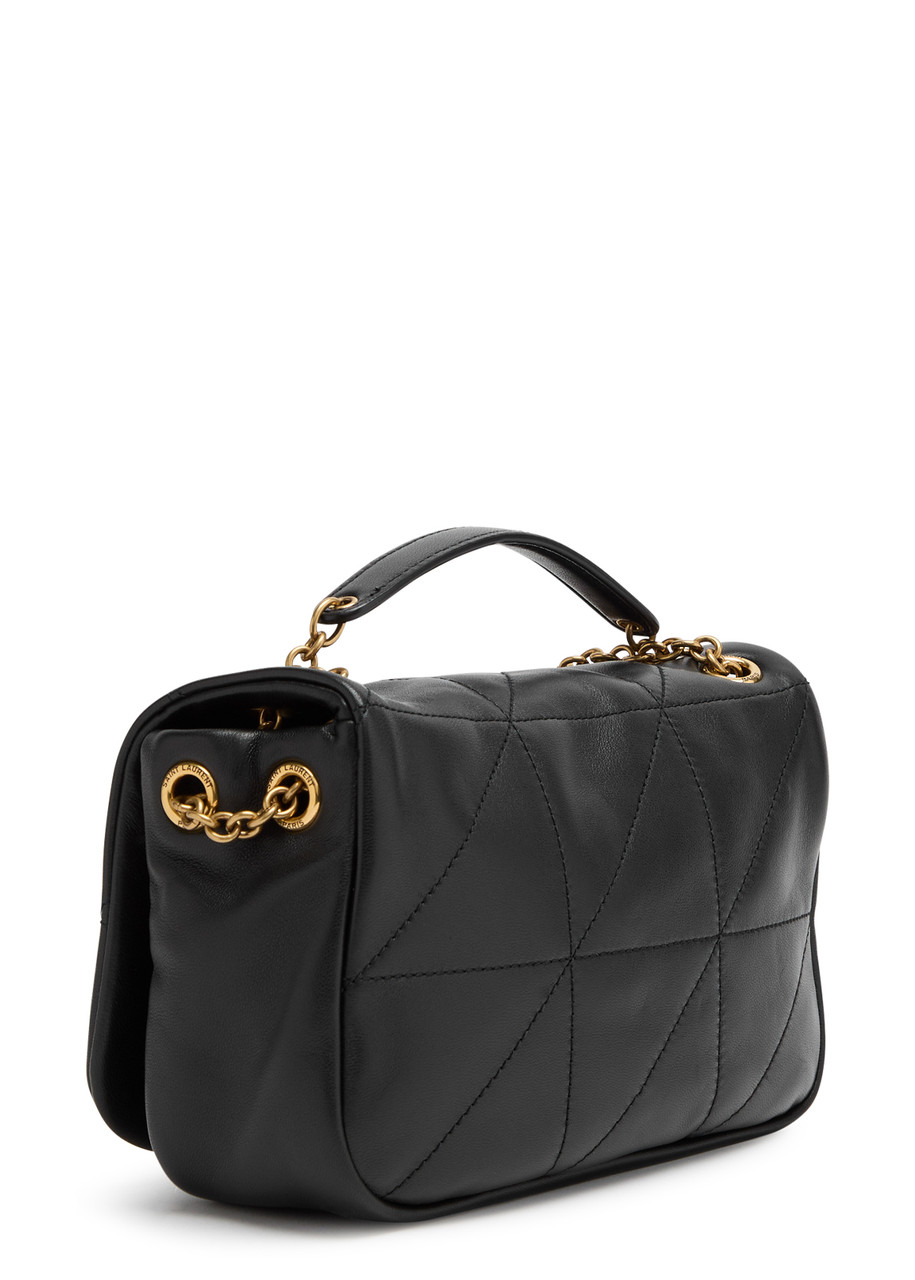 Saint Laurent Jamie 4.3 Mini Leather Shoulder Bag In Black