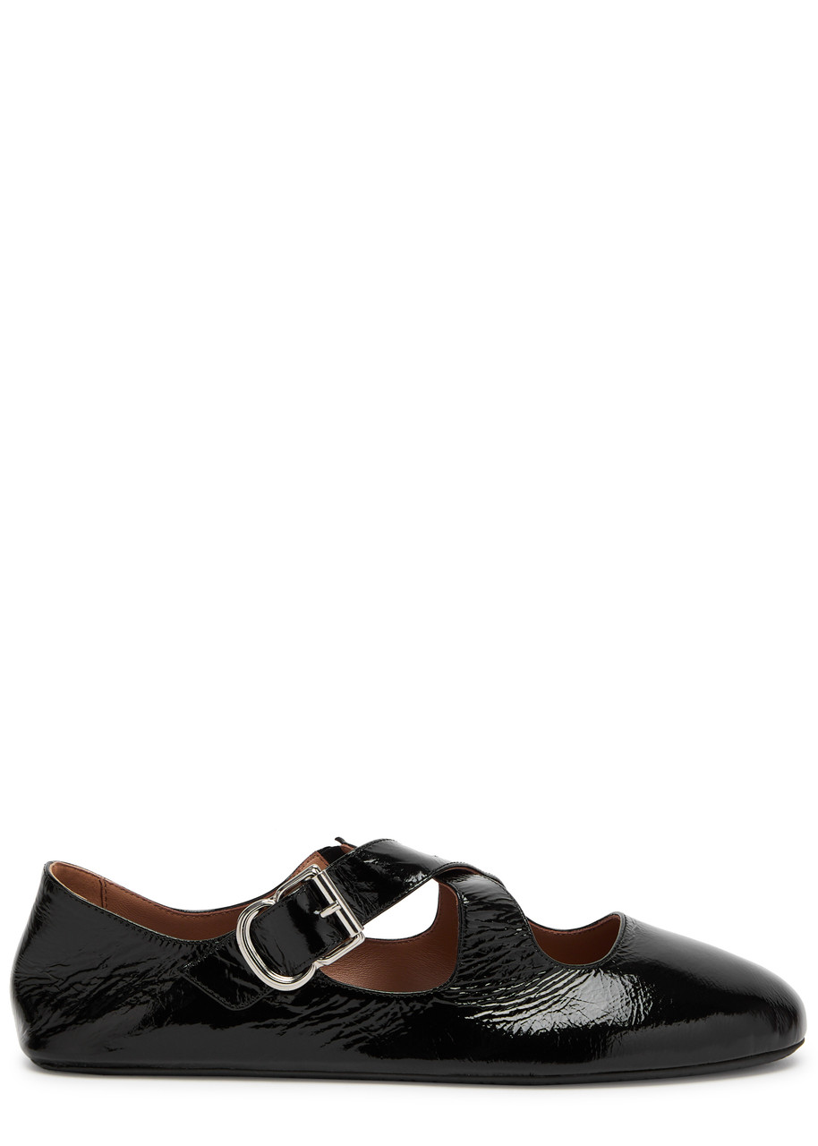 Alaïa Patent Leather Ballet Flats - Black - 36 (IT36 / UK3)