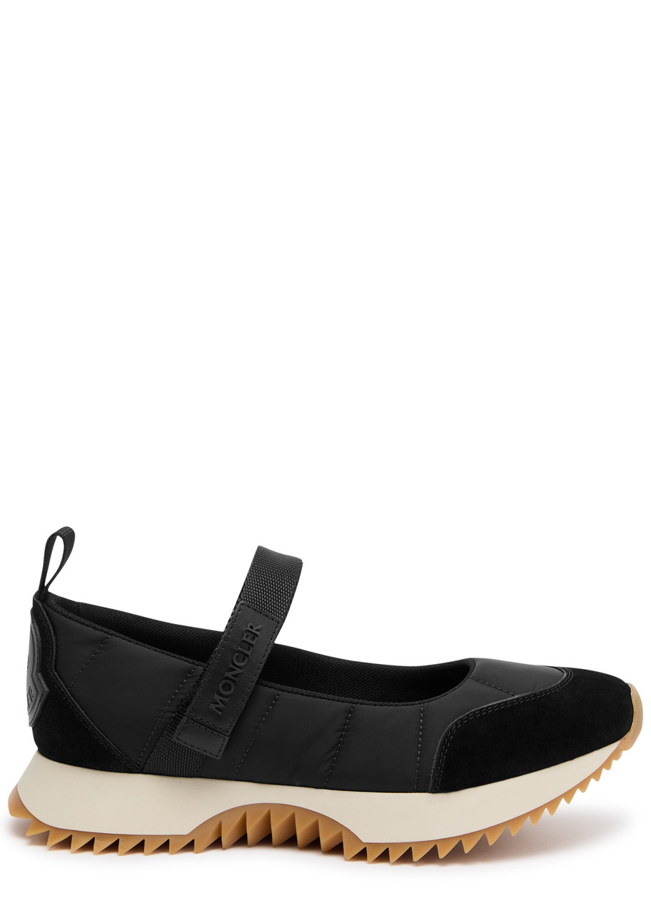 Moncler Pacey Ballet Panelled Nylon Sneakers - Black - 37 (IT37 / UK4)