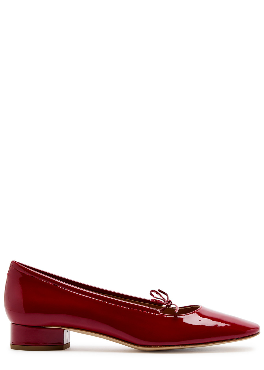 Aeyde Darya 25 Patent Leather Pumps - Red