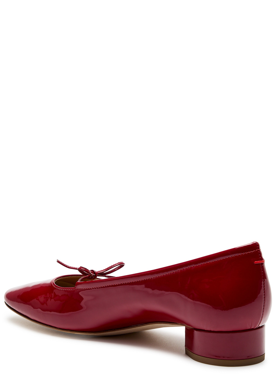  Aeyde Darya 25 Patent Leather Pumps - Red 