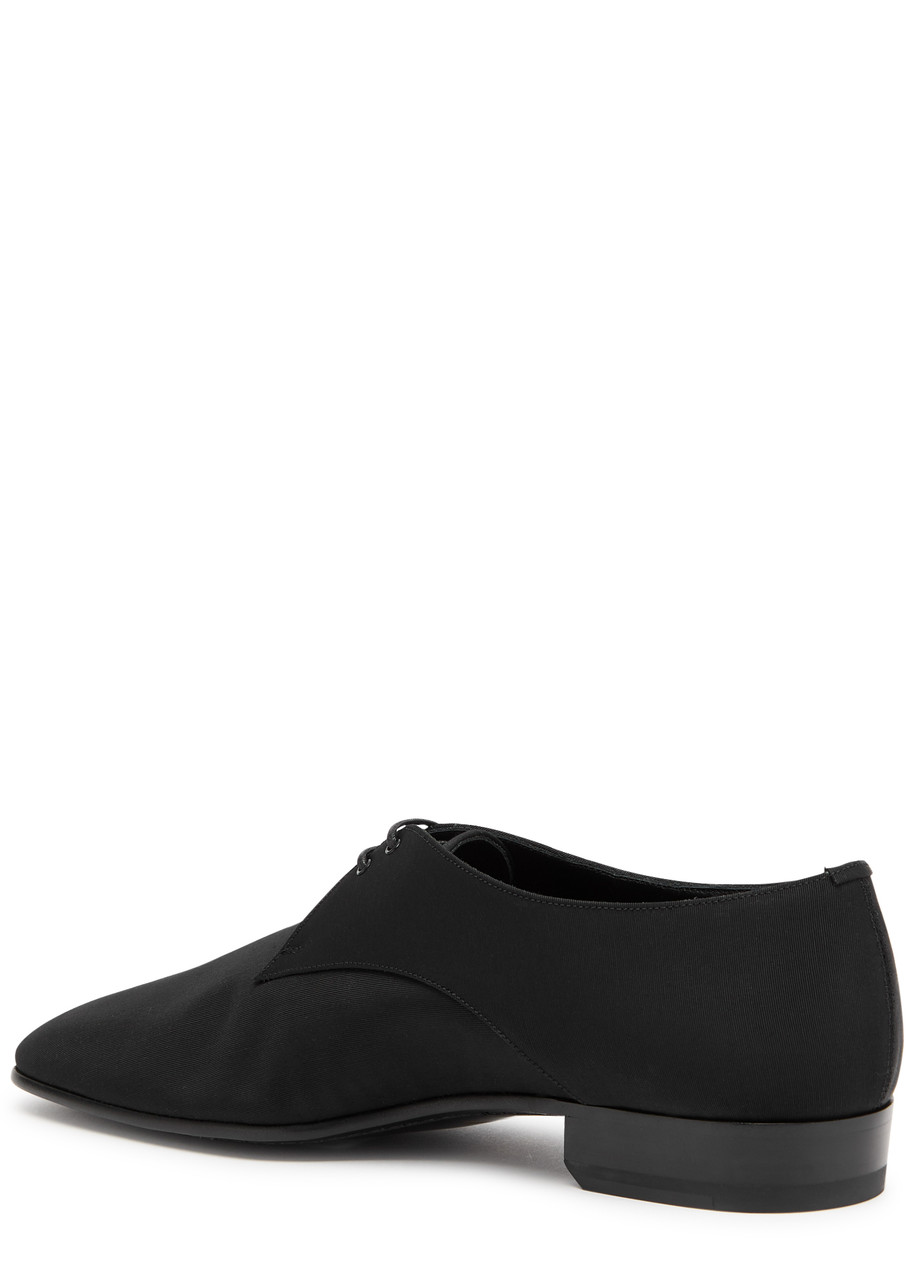 Saint Laurent Faille Gabriel Derby Shoes In Black