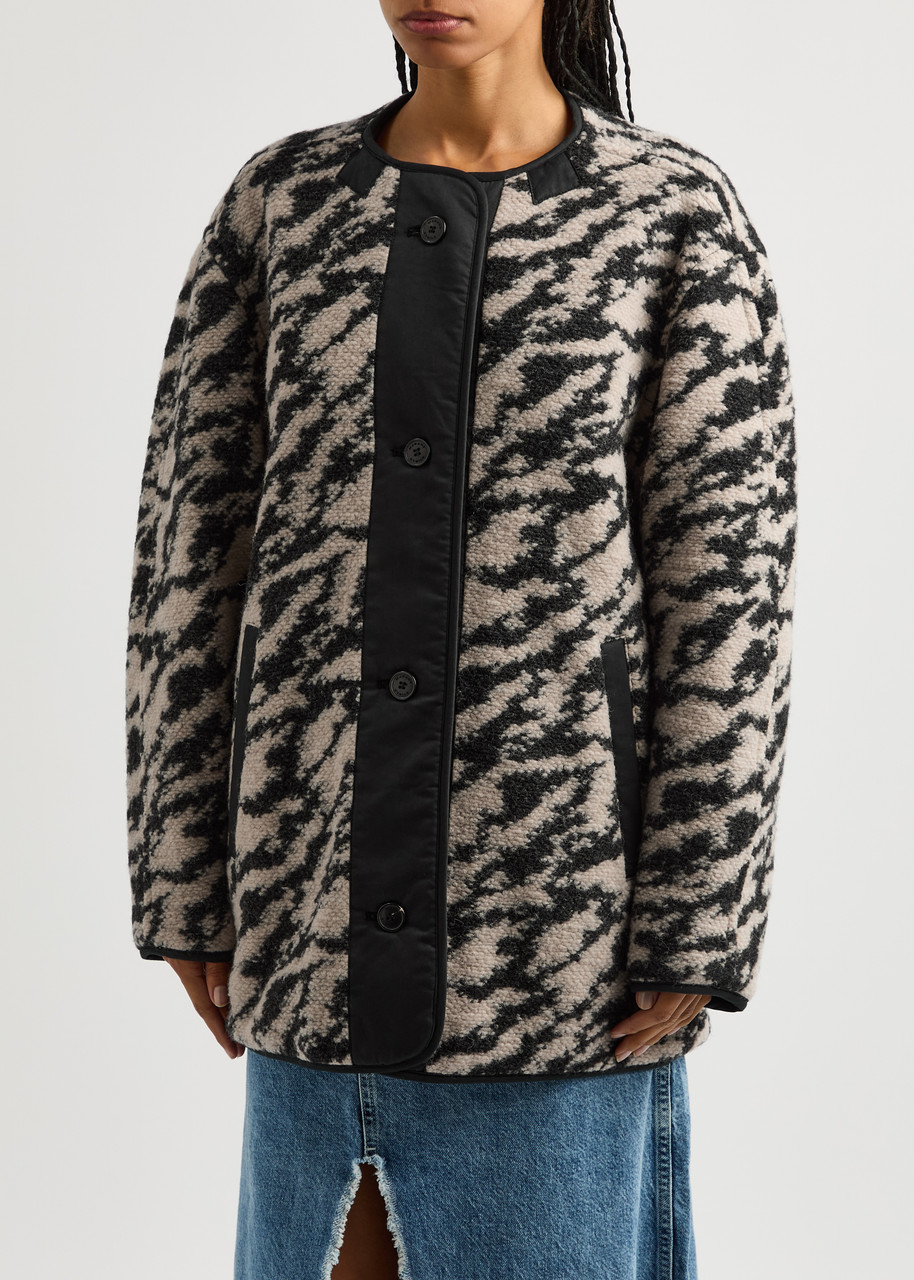  Isabel Marant étoile Fernelia Reversible Wool-blend Jacket - Black - 34 (uk6 /xs) 
