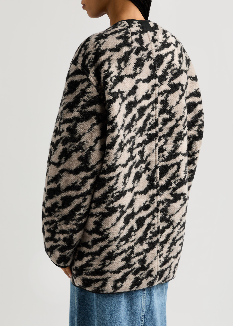  Isabel Marant étoile Fernelia Reversible Wool-blend Jacket - Black - 34 (uk6 /xs) 