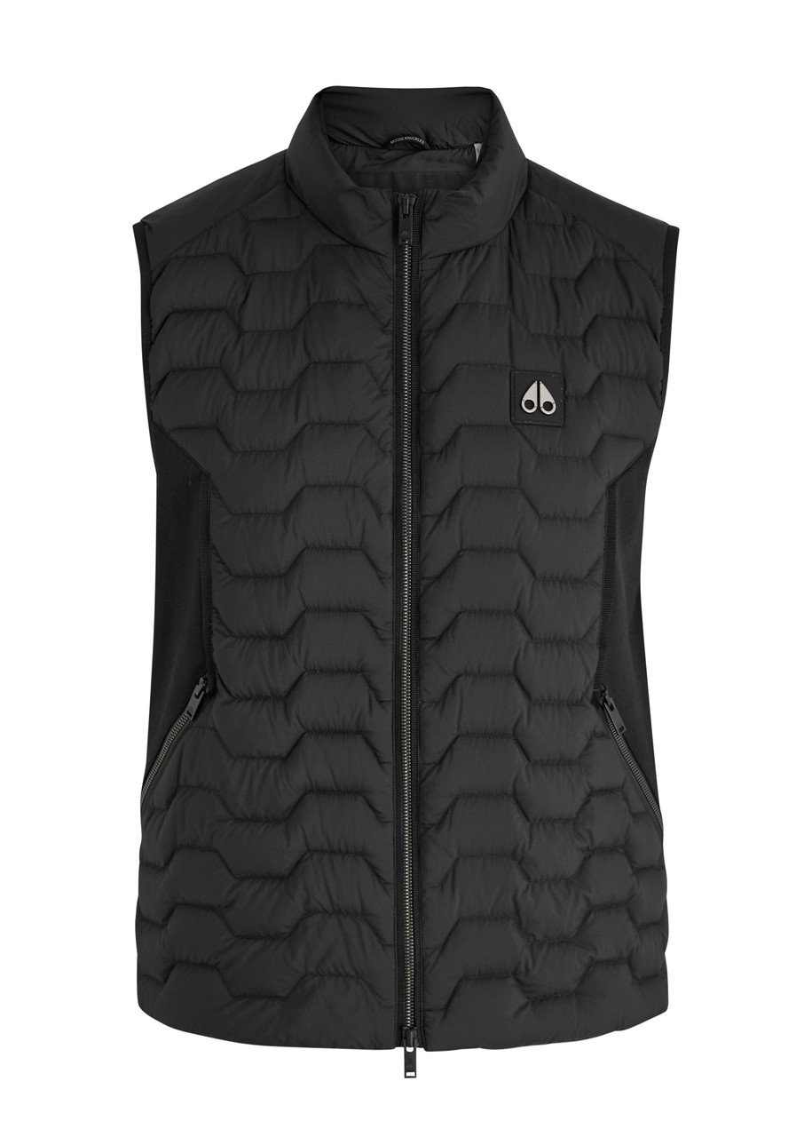 Moose Knuckles Granite Quilted Nylon Gilet - Black - L