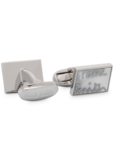 PAUL SMITH Mother of pearl logo cufflinks | Harvey Nichols