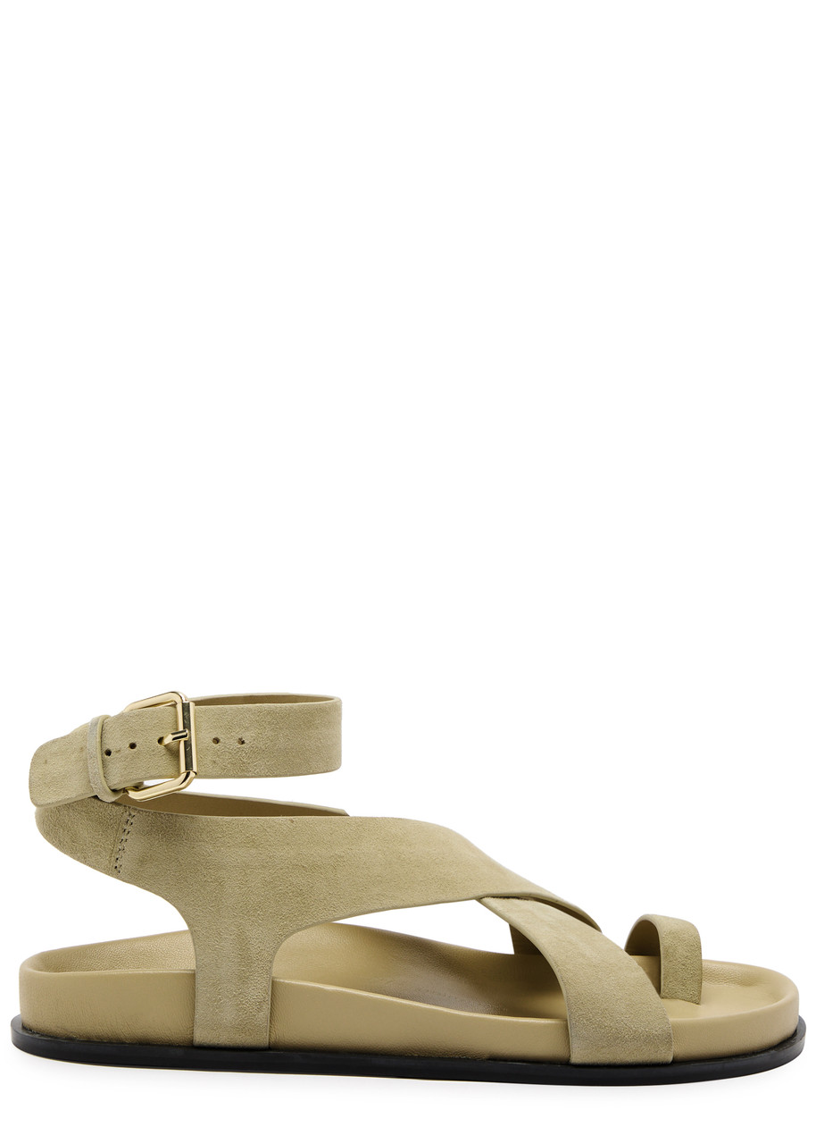 A.emery Jalen Suede Sandals - Beige - 40 (IT40/ UK7)