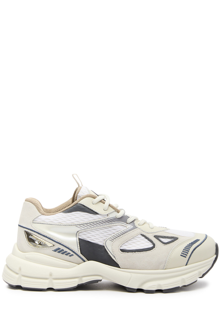 Axel Arigato Marathon Runner Panelled Sneakers In White