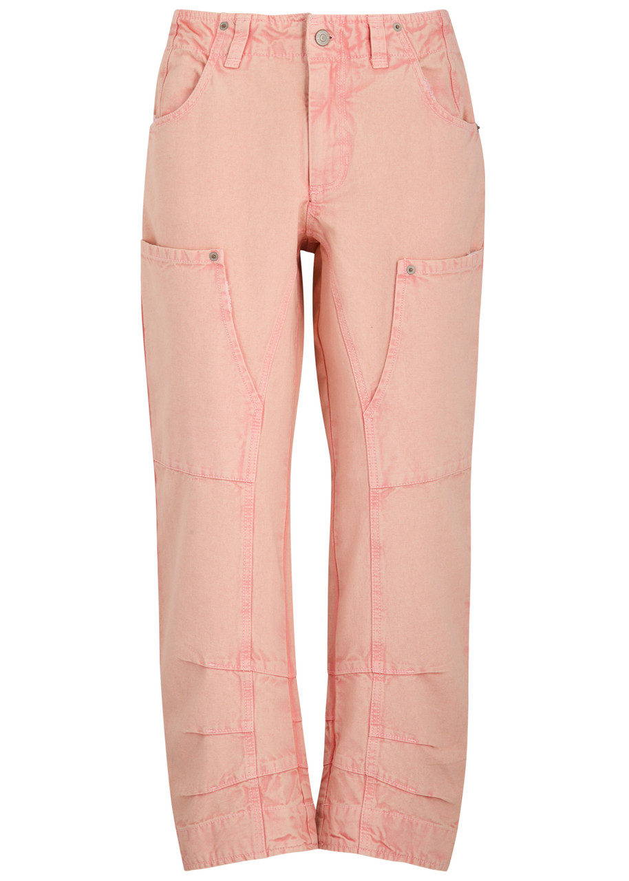 FREE PEOPLE FREE PEOPLE SUPERSONIC CROPPED STRAIGHT-LEG JEANS