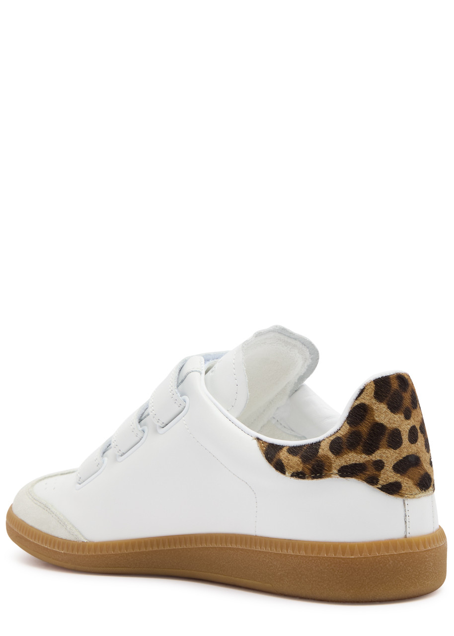 Isabel Marant Étoile Beth Panelled Sneakers In Leopard