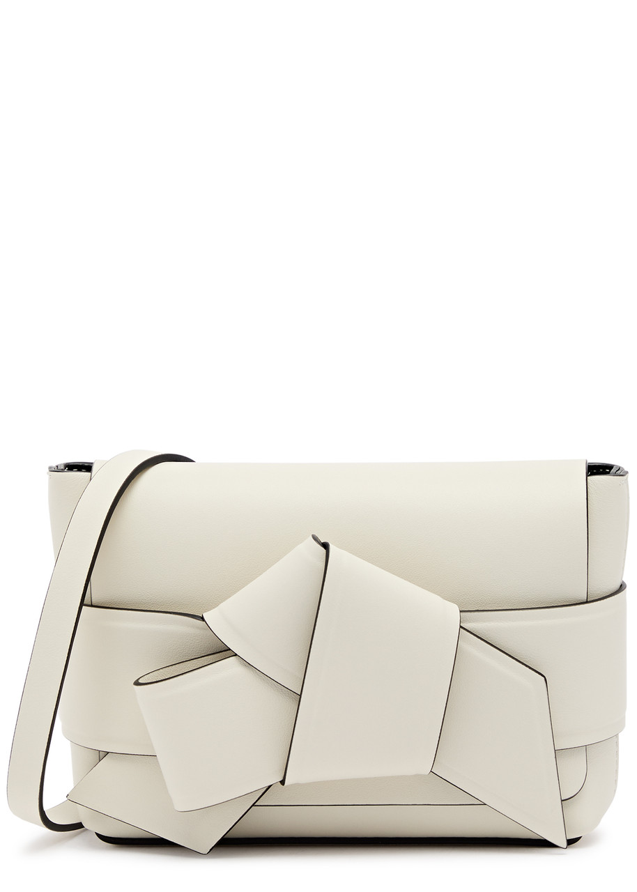 Acne Studios Musubi Leather Cross-body bag - White