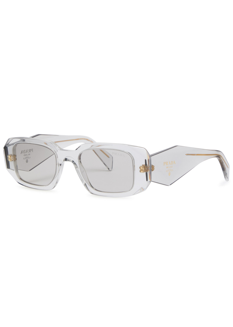 Prada Rectangle-frame Sunglasses - Grey - One Size