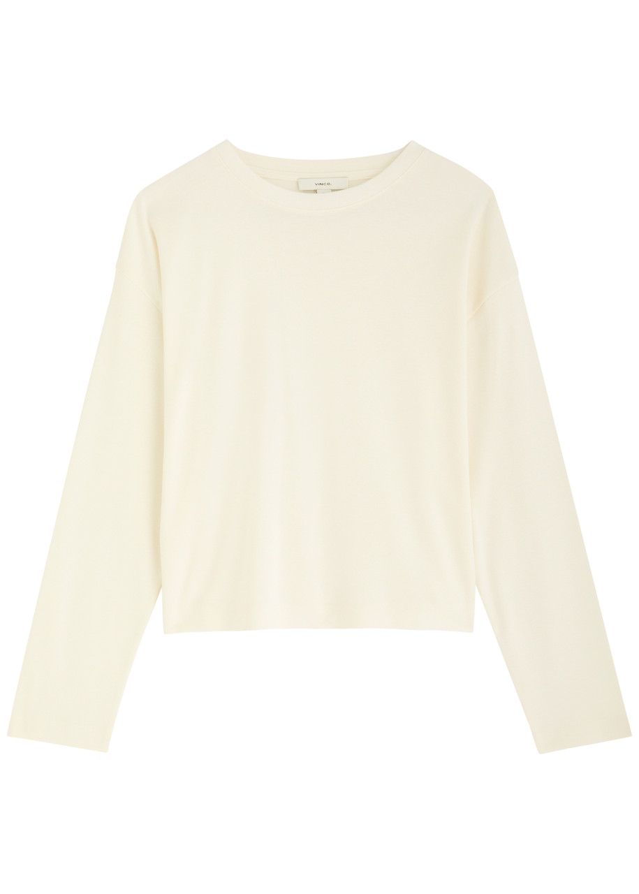 Vince Cotton top - White - M (UK12 / M)