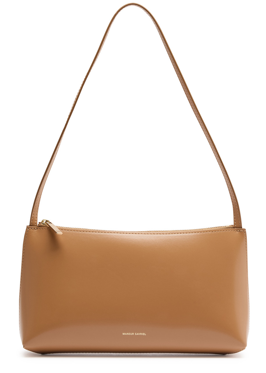 Mansur Gavriel Gaia Leather Shoulder bag - Camel - One Size