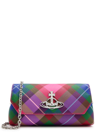 Tartan Patchwork Small Pouch main image 1