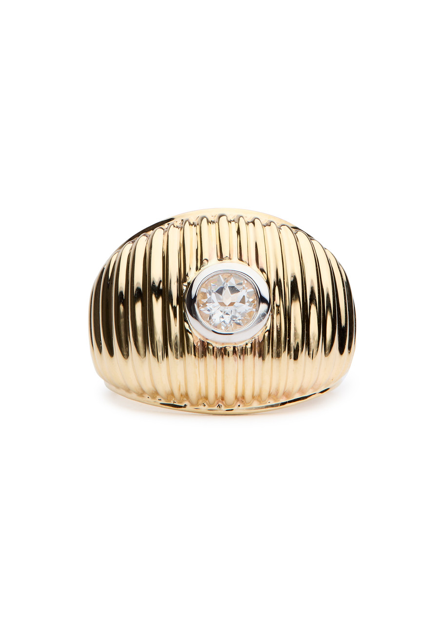 Yvonne Léon Yvonne Leon Bague Maxi 9kt Gold Ring In Gold